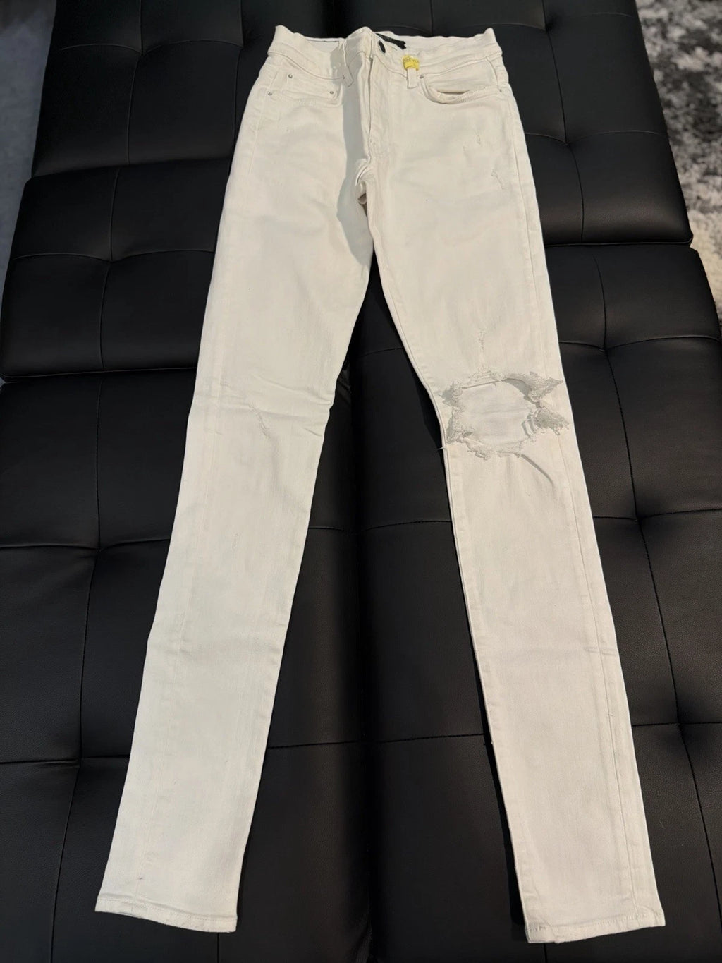Amiri White Pants Jeans - Deadstockdenimla