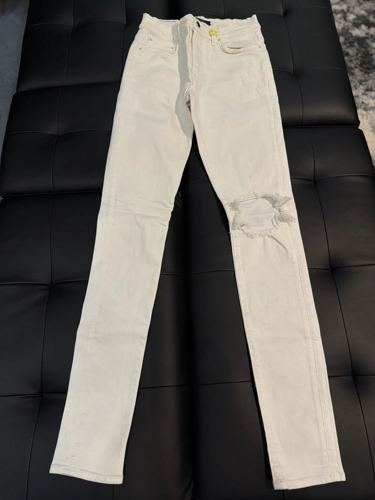 Amiri White Pants Jeans - Deadstockdenimla