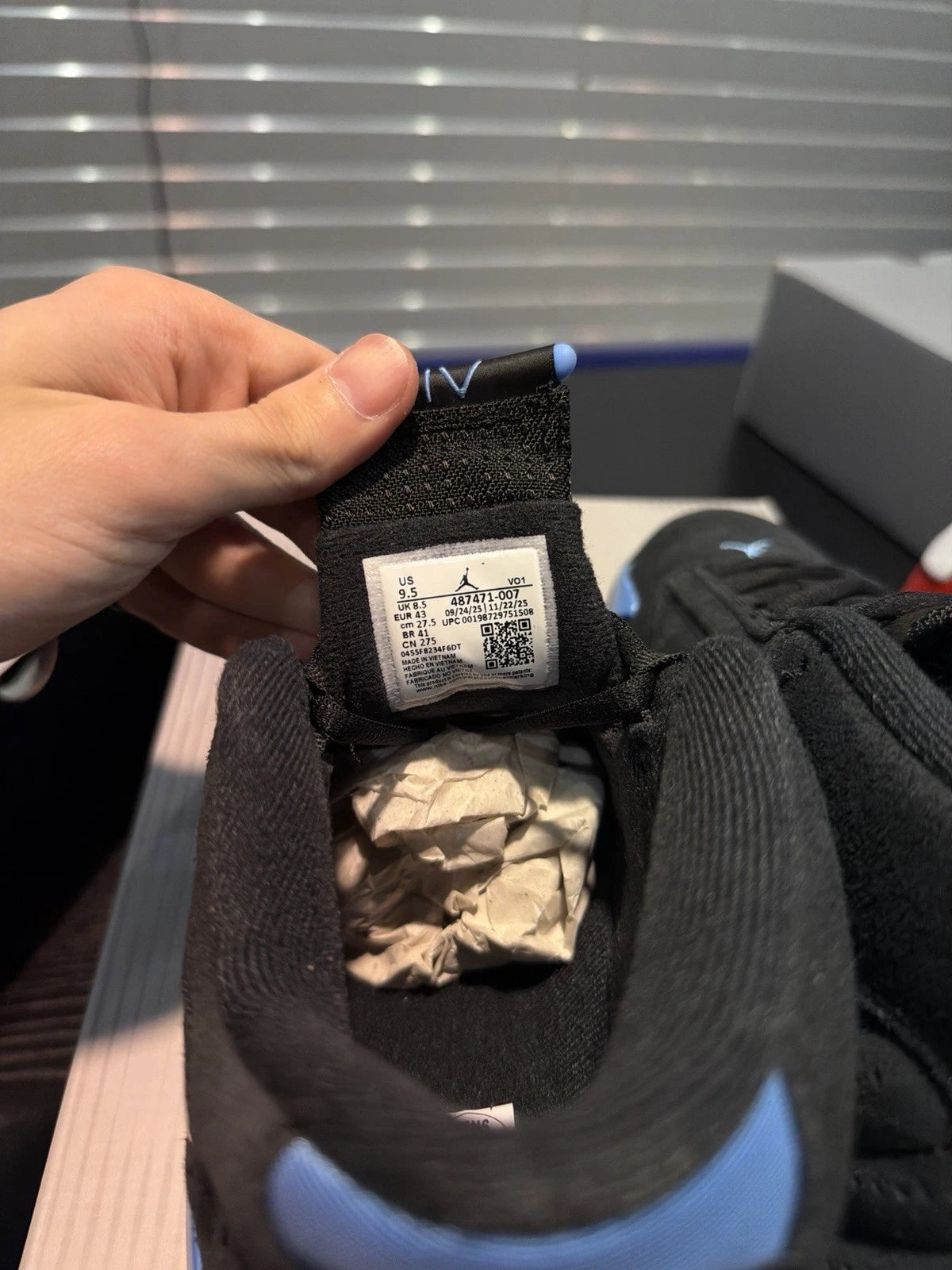 Jordan Air Jordan 14 Black/Blue