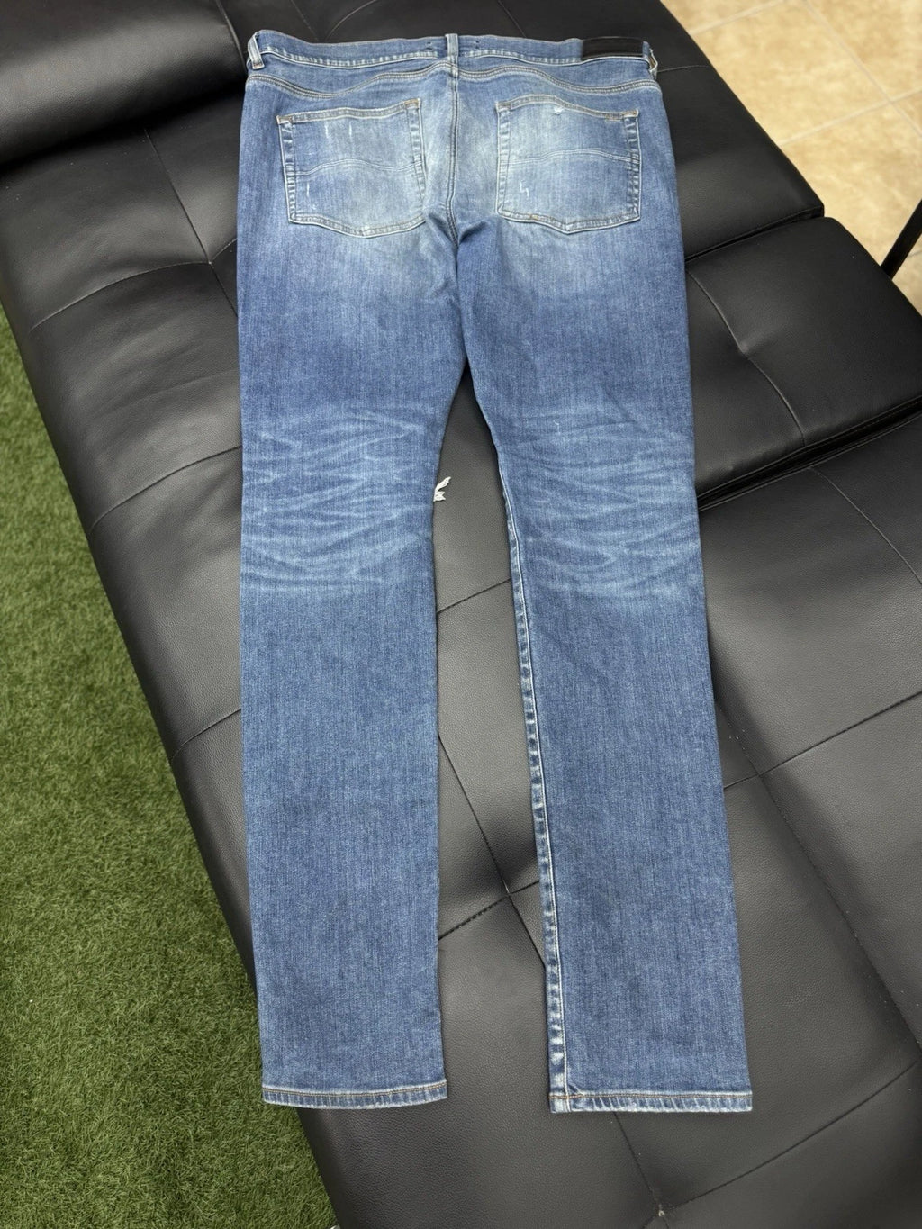 Amiri Jeans Blue Green MX1 - Deadstockdenimla