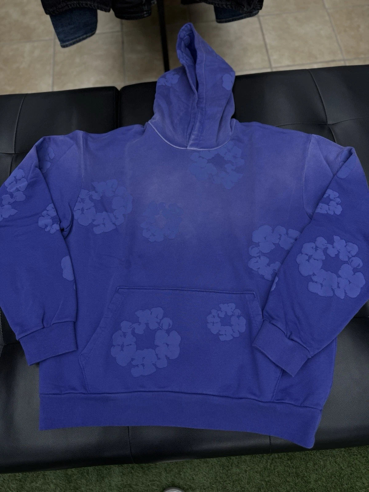 Denim Tears Blue Hoodie - Deadstockdenimla