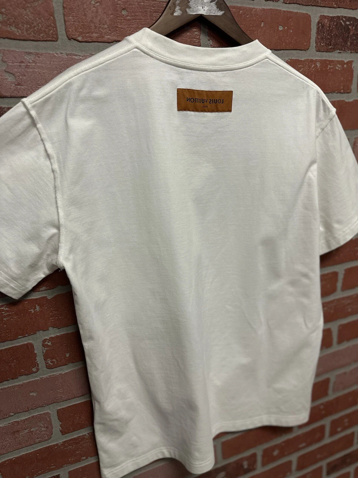 Louis Vuitton Embroidery Shirt White - Deadstockdenimla