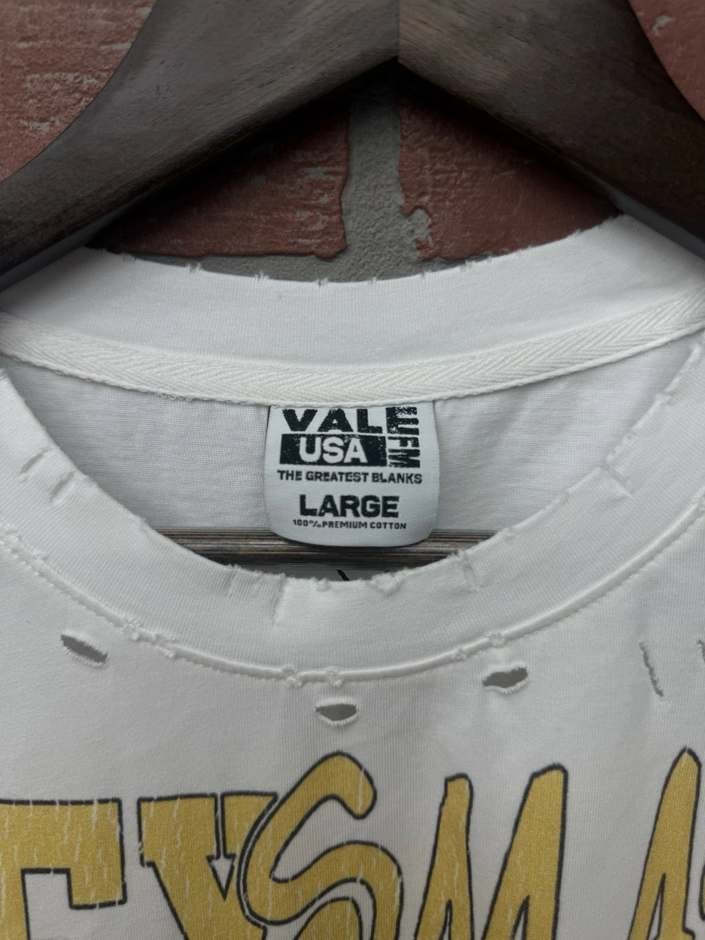 Vale Forever Summer White Tee - Deadstockdenimla