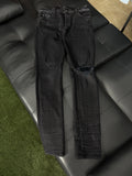 Amiri X Playboy Jeans Black Bunny Logo - Deadstockdenimla